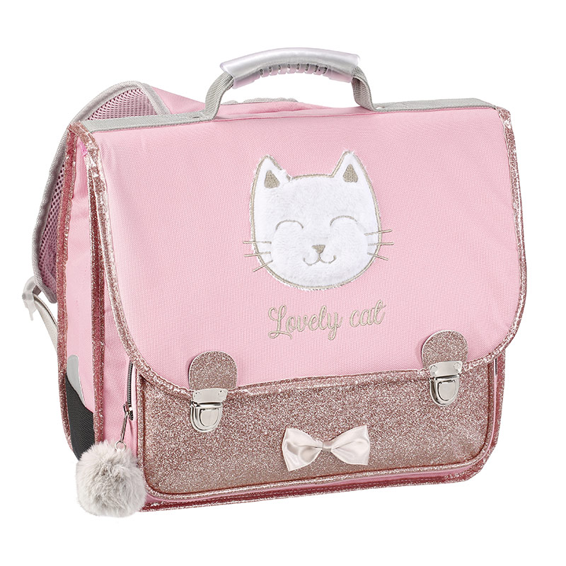 cartable fille chat