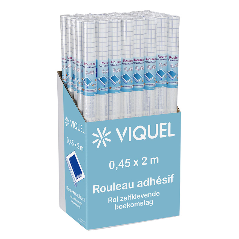 Rouleau couvre-livres adhésif en polypropylène prise différée 1 x 10 m  Incolore ELBA - La Poste