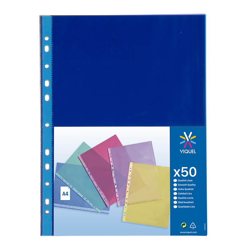 Pochette perforée x50 A4 OXFORD : le paquet de 50 pochettes à Prix