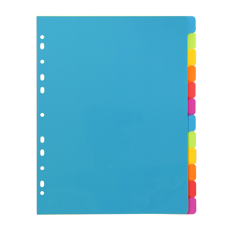 Intercalaires Pastel Avec Onglets – 4 Pièces Pour Classeur Ou Cahier, Organisation Bureau & Maison