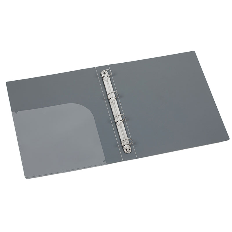 Classeur souple A4 MAXI 4 anneaux MINERAL – Image 2